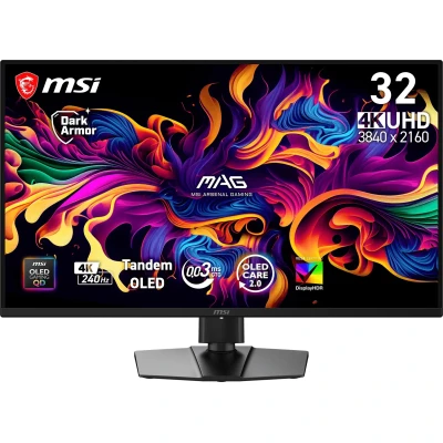 MSI MAG 321UP QD-OLED-X24 3840 x 2160 чорний