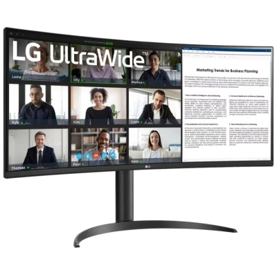 LG 34WR55QK-B 3440 x 1440 VA чорний — фото 2