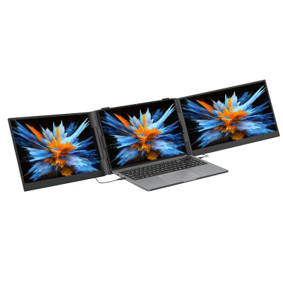 Blackview Dual Screen 14inch 1920 x 1080 IPS сірий — фото 2