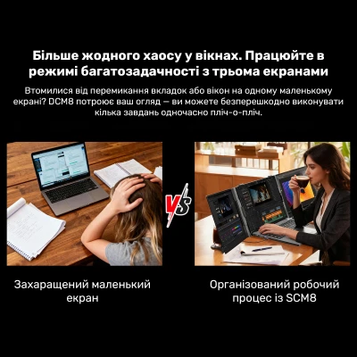 Монітор Blackview Dual Screen 15.3inch 1920 x 1200 IPS сірий (BVDCM8-B) — фото 7