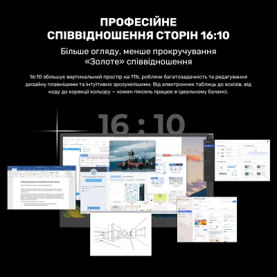 Монітор Blackview Dual Screen 15.3inch 1920 x 1200 IPS сірий (BVDCM8-B) — фото 9