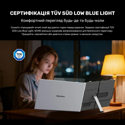 Монітор Blackview Single Screen 15.3inch 1920 x 1200 IPS сірий (BVSCM8-B) — фото 10