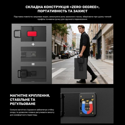Монітор Blackview Table 10 LCD Monitor 1920 x 1080 IPS чорний (BVTABLE10-B) — фото 10