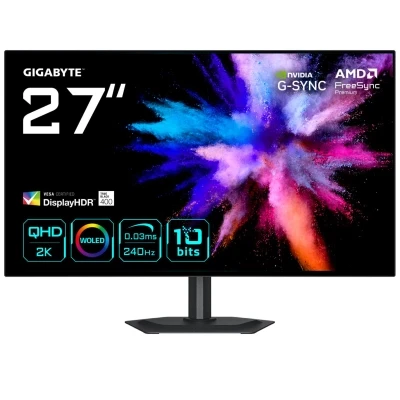 Монитор GIGABYTE GO27Q24G EK 2560 x 1440 WOLED чорний (GO27Q24GEK-B)