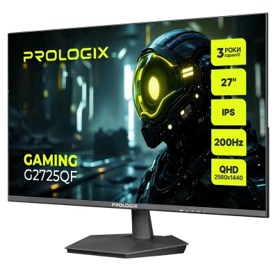 Монітор Prologix G2725QF 2560 x 1440 IPS чорний (G2725QF-B) — фото 3