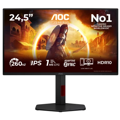 Монітор AOC 25G4ZR 1920 x 1080 Fast IPS чорний (25G4ZR-B)