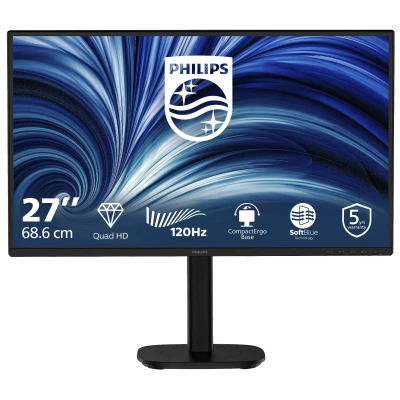 Монітор Philips 27B2N3500/00 2560 x 1440 IPS чорний (27B2N350000-B)