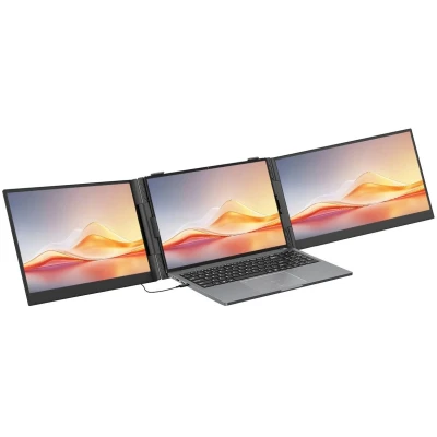 Blackview Dual Screen 14inch 1920 x 1080 IPS сірий — фото 2