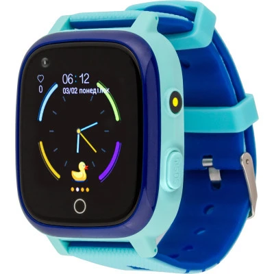 Смарт-годинник Amigo GO005 4G WIFI Kids waterproof Thermometer Blue