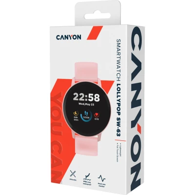 Смарт-годинник Canyon CNS-SW63SW Lollypop (CNS-SW63SW) [CNS-SW63SW-B] — фото 7