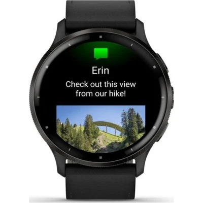 Смарт-годинник Garmin Venu 3, Black + Slate, Leather, GPS (010-02784-52) [010-02784-52-B] — фото 7