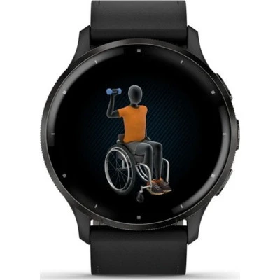Смарт-годинник Garmin Venu 3, Black + Slate, Leather, GPS (010-02784-52) [010-02784-52-B] — фото 8