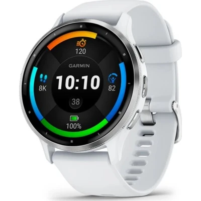 Смарт-годинник Garmin Venu 3, Whitestone + Passivated, GPS