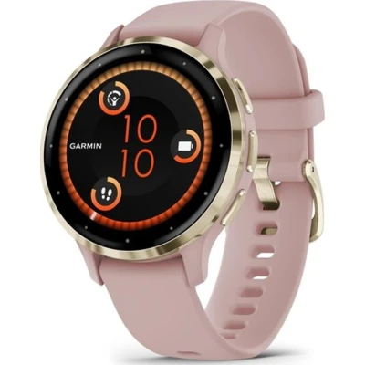 Смарт-годинник Garmin Venu 3S, Dust Rose + Soft Gold, GPS
