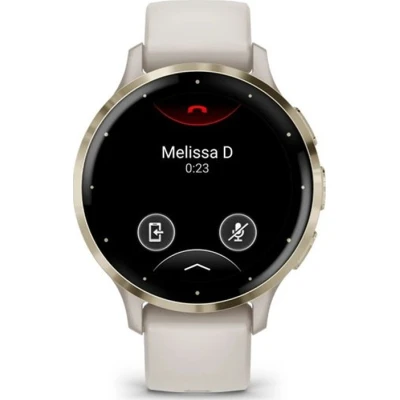 Смарт-часы Garmin Venu 3S, Ivory + Soft Gold, GPS — фото 2