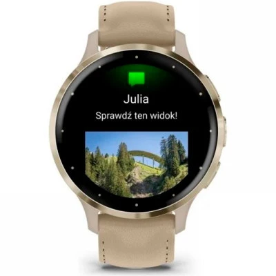 Смарт-годинник Garmin Venu 3S, Fr. Gray + Soft Gold, Leather, GPS (010-02785-55) [010-02785-55-B] — фото 7