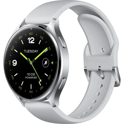 Смарт-годинник Xiaomi Watch 2 Sliver Case With Gray TPU Strap
