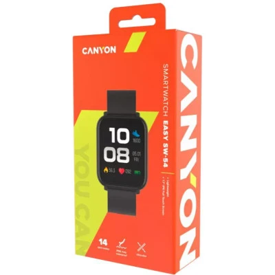 Смарт-часы Canyon Easy SW-54 Black (CNS-SW54BB) [CNS-SW54BB-B] — фото 4