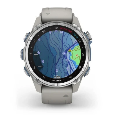 Смарт-годинник Garmin Descent Mk3, 43mm, Passvtd Steel/Fog Gry, Dive Computer, GPS дайвінг комп'ютер (010-02753-04) [010-02753-04-B] — фото 7