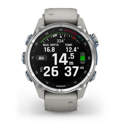 Смарт-годинник Garmin Descent Mk3, 43mm, Passvtd Steel/Fog Gry, Dive Computer, GPS дайвінг комп'ютер (010-02753-04) [010-02753-04-B] — фото 8