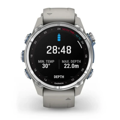 Смарт-годинник Garmin Descent Mk3, 43mm, Passvtd Steel/Fog Gry, Dive Computer, GPS дайвінг комп'ютер (010-02753-04) [010-02753-04-B] — фото 10