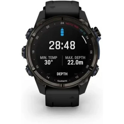 Смарт-годинник Garmin Descent Mk3i, 43mm, Crbn Gry DLC Ti/Blk, Dive Computer, GPS дайвінг комп'ютер — фото 2