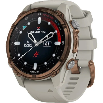 Смарт-годинник Garmin Descent Mk3i, 43mm, SKF12 PVD Ti/Fr Gry, Dive Computer, GPS дайвінг комп'ютер