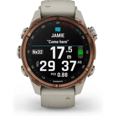 Смарт-часы Garmin Descent Mk3i, 43mm, SKF12 PVD Ti/Fr Gry, Dive Computer, GPS дайвінг комп'ютер — фото 2
