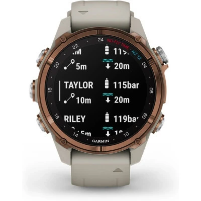 Смарт-годинник Garmin Descent Mk3i, 43mm, SKF12 PVD Ti/Fr Gry, Dive Computer, GPS дайвінг комп'ютер (010-02753-14) [010-02753-14-B] — фото 12