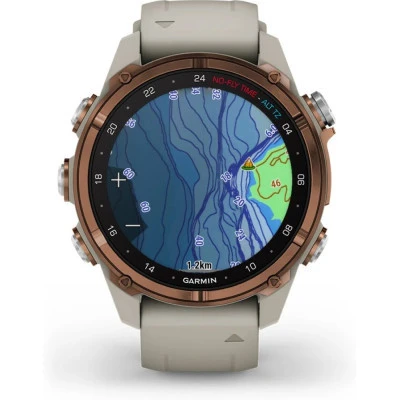 Смарт-годинник Garmin Descent Mk3i, 43mm, SKF12 PVD Ti/Fr Gry, Dive Computer, GPS дайвінг комп'ютер (010-02753-14) [010-02753-14-B] — фото 7