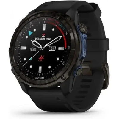 Смарт-годинник Garmin Descent Mk3i, 51mm, Crbn Gry DLC Ti/Blk, Dive Computer, GPS