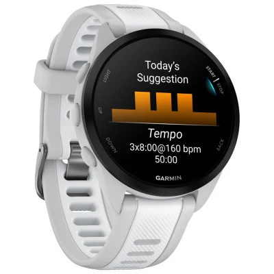 Смарт-годинник Garmin Forerunner 165 Music, Mist Grey/Whitestone, GPS (010-02863-31) [010-02863-31-B] — фото 3