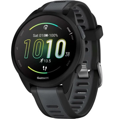 Смарт-годинник Garmin Forerunner 165, GPS, Black/Slate Grey, GPS