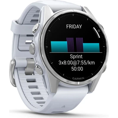 Смарт-годинник Garmin fenix 8 43mm, AMOLED, Glass, BareSS/Whitestone, WhitestoneBn (010-02903-00) [010-02903-00-B] — фото 3