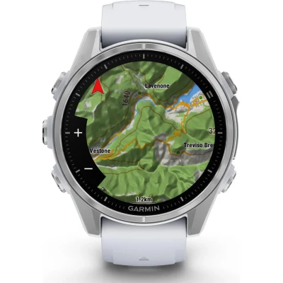Смарт-годинник Garmin fenix 8 43mm, AMOLED, Glass, BareSS/Whitestone, WhitestoneBn (010-02903-00) [010-02903-00-B] — фото 7