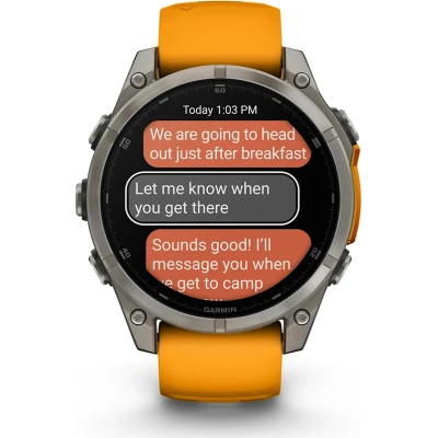 Смарт-часы Garmin fenix 8 47mm, AMOLED, Saph, Ti/Bare/Grpht, SparkOrg/GrphtBd, (010-02904-11) [010-02904-11-B] — фото 11