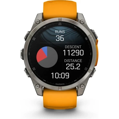 Смарт-часы Garmin fenix 8 47mm, AMOLED, Saph, Ti/Bare/Grpht, SparkOrg/GrphtBd, (010-02904-11) [010-02904-11-B] — фото 10