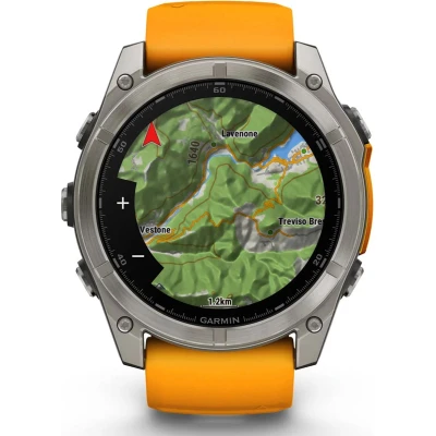 Смарт-часы Garmin fenix 8 51mm, AMOLED, Saph, Ti/Bare/Grpht, SparkOrg/GrphtBd, (010-02905-11) [010-02905-11-B] — фото 9