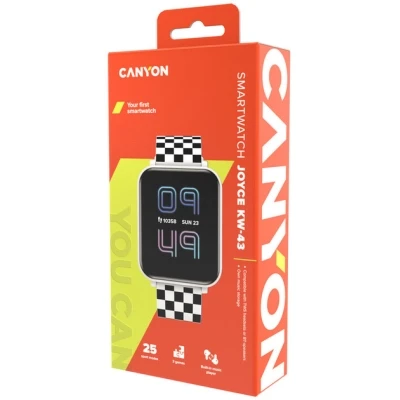 Смарт-годинник Canyon Joyce KW-43 DUAL BT Music White (CNE-KW43WB) [CNE-KW43WB-B] — фото 7