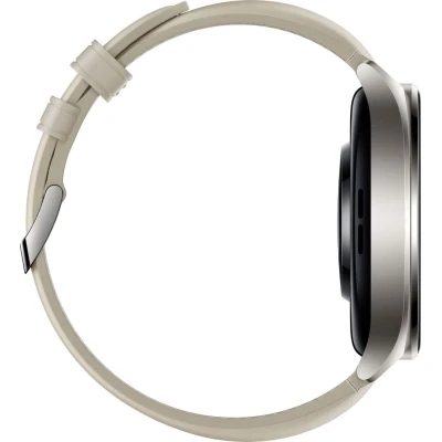Смарт-годинник Xiaomi Watch 2 Titan BHR9306GL Gray Case White Leather Strap (1093970) [1093970-B] — фото 4