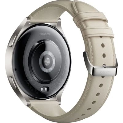 Смарт-годинник Xiaomi Watch 2 Titan BHR9306GL Gray Case White Leather Strap (1093970) [1093970-B] — фото 6