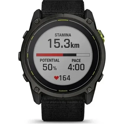 Смарт-годинник Garmin Enduro 3, Crbn Gry DLC Ti w/Blk Sport Loop Band, GPS (010-02751-01) [010-02751-01-B] — фото 2