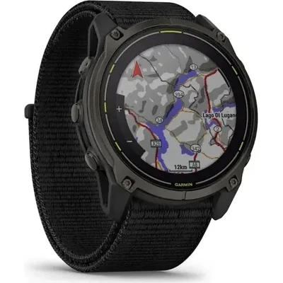 Смарт-годинник Garmin Enduro 3, Crbn Gry DLC Ti w/Blk Sport Loop Band, GPS (010-02751-01) [010-02751-01-B] — фото 3