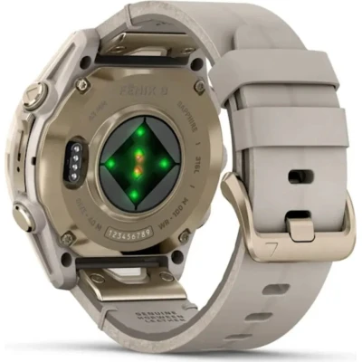 Смарт-часы Garmin fenix 8 43mm, AMOLED, Saph, SftGldSS/FogGryLeatherBnd, Excl, GPS (010-02903-40) [010-02903-40-B] — фото 6