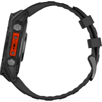 Смарт-часы Garmin fenix 8 47mm, AMOLED, Glass/SS, SlateGray Steel/Black, BlkBnd, GPS (010-02904-00) [010-02904-00-B] — фото 5