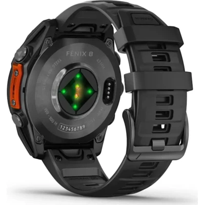 Смарт-часы Garmin fenix 8 47mm, AMOLED, Glass/SS, SlateGray Steel/Black, BlkBnd, GPS (010-02904-00) [010-02904-00-B] — фото 6
