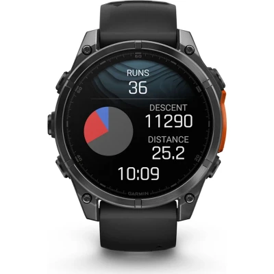 Смарт-часы Garmin fenix 8 47mm, AMOLED, Glass/SS, SlateGray Steel/Black, BlkBnd, GPS (010-02904-00) [010-02904-00-B] — фото 7