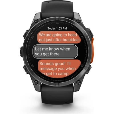 Смарт-часы Garmin fenix 8 47mm, AMOLED, Glass/SS, SlateGray Steel/Black, BlkBnd, GPS (010-02904-00) [010-02904-00-B] — фото 10