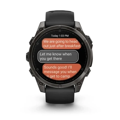 Смарт-часы Garmin fenix 8 47mm, AMOLED, Saph, CrbnGryTi/Blk, Blk/PebbleGryBnd, GPS (010-02904-21) [010-02904-21-B] — фото 7