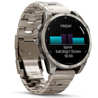 Смарт-часы Garmin fenix 8 47mm, AMOLED, Saph, Ti/Bare/Graphite w/TiBand,Excl, GPS (010-02904-40) [010-02904-40-B] — фото 3